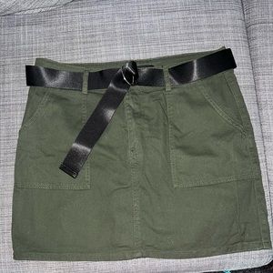 ARMY GREEN SKIRT